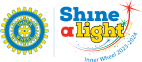 Shine a Light - Inner Wheel Logo